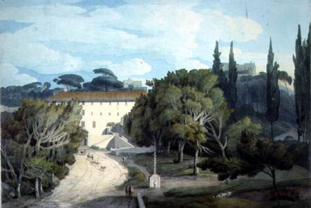 The Convent of St. Eufebio, near Naples von Francis Towne
