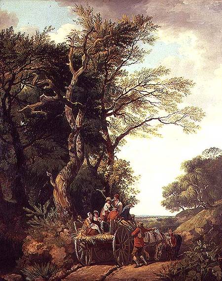 The Harvest Waggon von Francis Wheatley