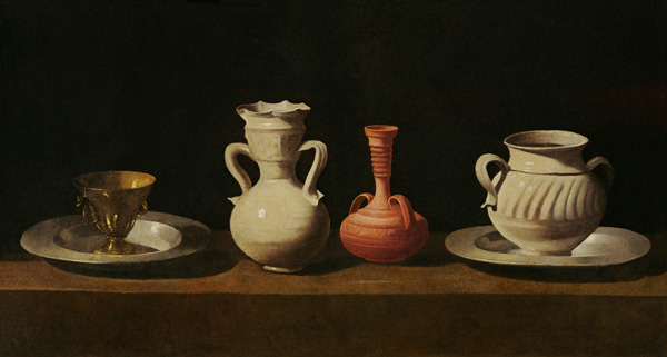 Stillleben mit verschiedenen Vasen von Francisco de Zurbarán (y Salazar)