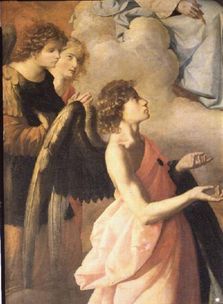 Angels: Detail from The Apotheosis of St. Jerome von Francisco de Zurbarán (y Salazar)