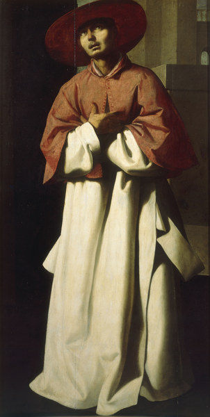 Cardinal Niccolo Albergati / Zurbaran von Francisco de Zurbarán (y Salazar)