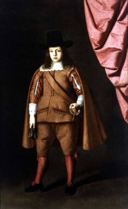 Portrait of a boy (The Duke of Medinaceli) von Francisco de Zurbarán (y Salazar)