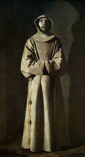 St. Francis (1181-1226) von Francisco de Zurbarán (y Salazar)