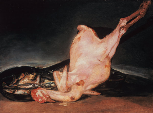 Gerupfte Pute von Francisco José de Goya