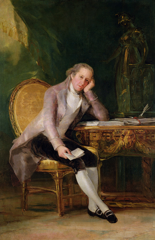 Gaspar Melchor de Jovellanos von Francisco José de Goya