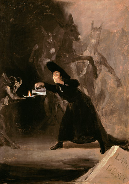 Lampe des Teufels von Francisco José de Goya