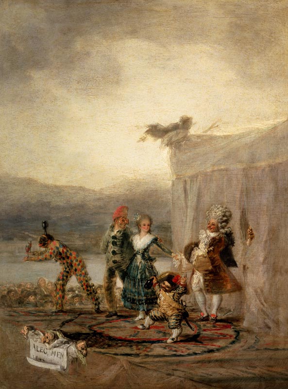 Strolling Players von Francisco José de Goya