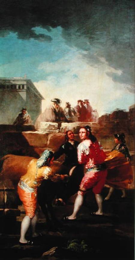 The Amateur Bullfight von Francisco José de Goya
