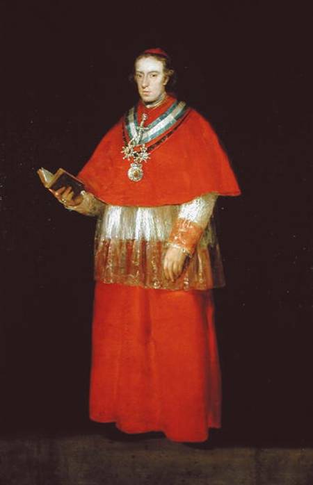 Cardinal Don Luis de Bourbon (1777-1823) von Francisco José de Goya