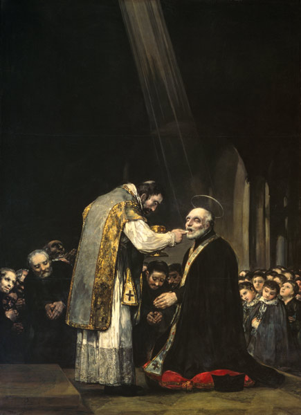 Kommunion des Hl.Joseph Calasanza von Francisco José de Goya