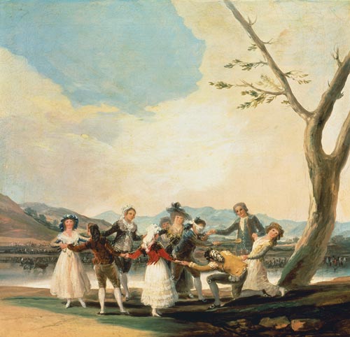 Das Blindekuhspiel von Francisco José de Goya