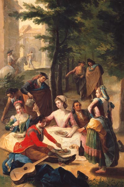 Déjeuner sur l''herbe von Francisco José de Goya