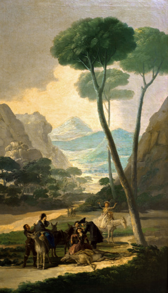 Der Sturz von Francisco José de Goya