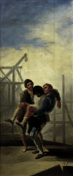 Der verletzte Maurer von Francisco José de Goya