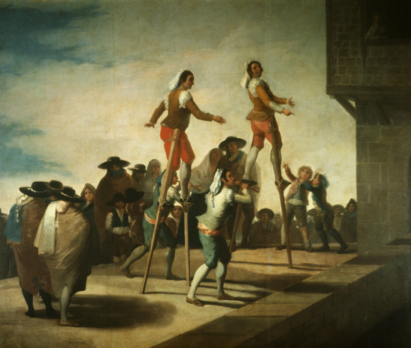 Die Stelzenläufer von Francisco José de Goya