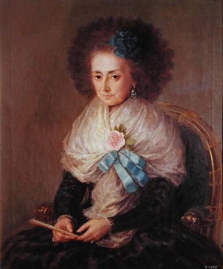 Dona Maria Antonia Gonzaga (1735-1801) Marquesa de Villafranca von Francisco José de Goya