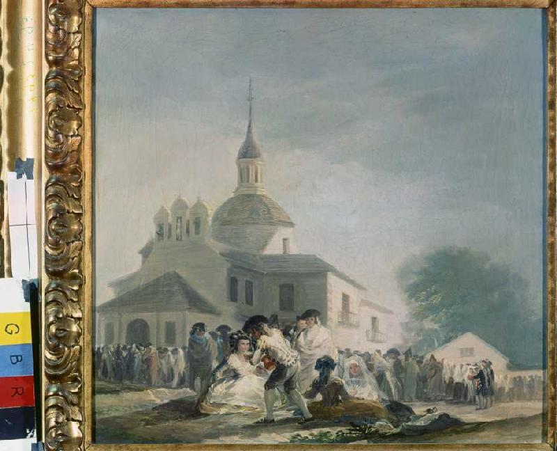 Die Einsiedelei des hl. Isidor von Francisco José de Goya