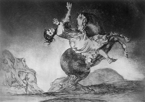 El caballo raptor von Francisco José de Goya