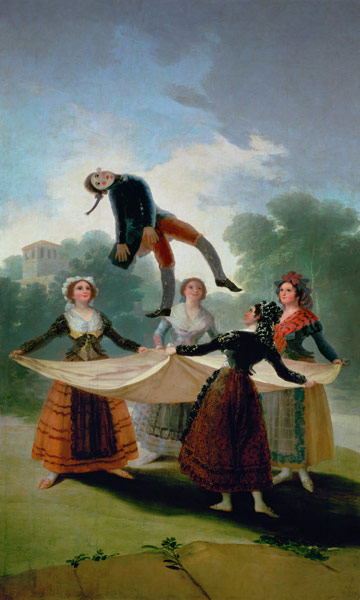 El Pelele (The Puppet) von Francisco José de Goya