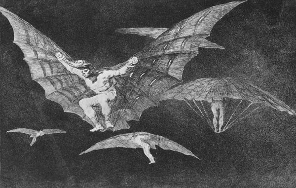 Modo de volar von Francisco José de Goya
