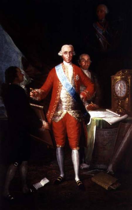Portrait of Jose Monino, the Count of Floridablanca von Francisco José de Goya