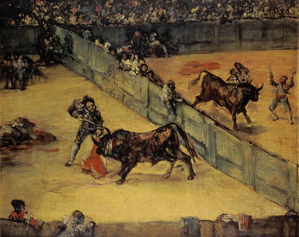 Scene at a Bullfight: The Divided Ring von Francisco José de Goya