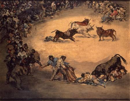 Scene at a Bullfight: Spanish Entertainment von Francisco José de Goya