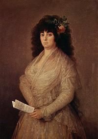 Die Schauspielerin (Maria del Rosario Fernández) von Francisco José de Goya