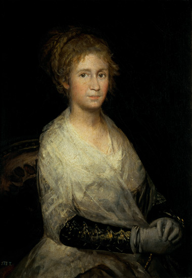 Portrait thought to be Josepha Bayeu (d.1812) the Artist's Wife von Francisco José de Goya