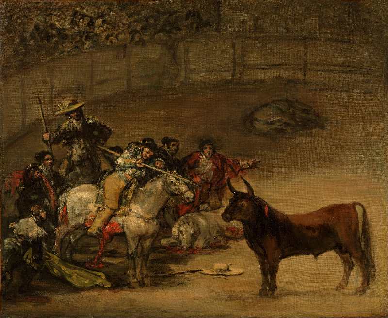 Stierkampf, Suerte de Varas von Francisco José de Goya