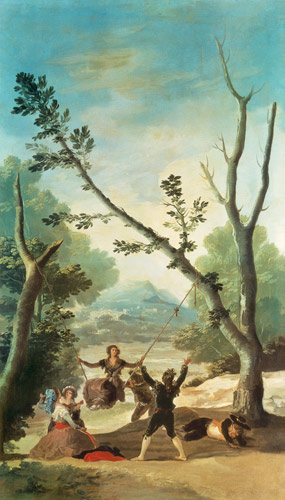 The Swing von Francisco José de Goya