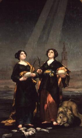St. Justa and St. Rufina 1817