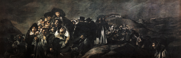 Die Wallfahrt des San Isidro (Aus den schwarzen Bildern der Quinta del Sordo) von Francisco José de Goya