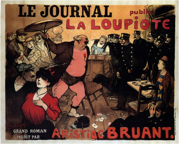 Le Journal publie La Loupiote, Grand roman par Aristide Bruant von Francisque Poulbot