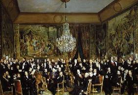The Salon of Alfred Emilien, Comte de Nieuwerkerke (1811-92) at the Louvre 1855
