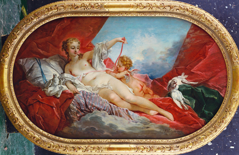 Venus and Cupid von François Boucher