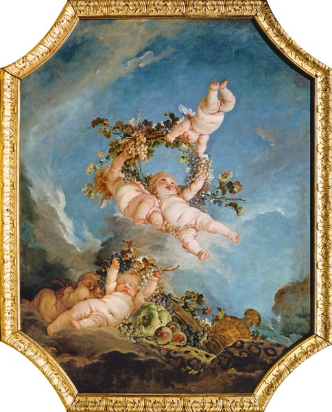 Autumn, from a series of the Four Seasons in the Salle du Conseil von François Boucher