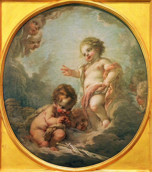 Jesuskind segnet Johannes von François Boucher
