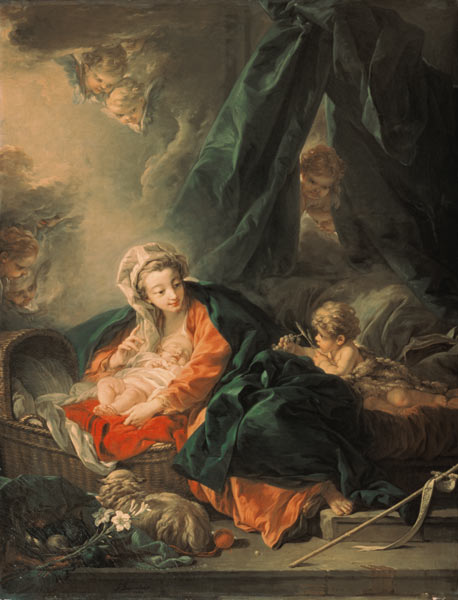 Maria mit dem Kind und dem Johannesknaben von François Boucher