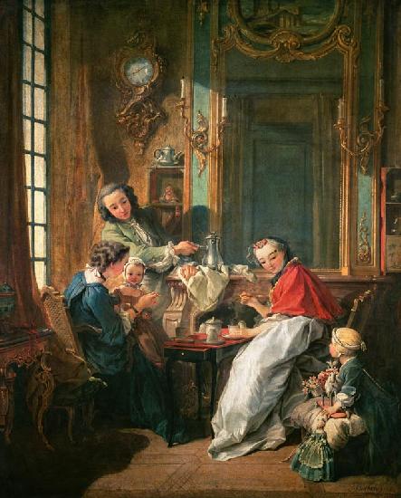 Morgenkaffee (Le Déjeuner) Das Frühstück. 1739
