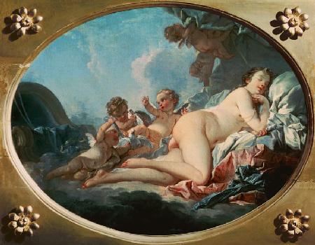 Die schlafende Venus.
