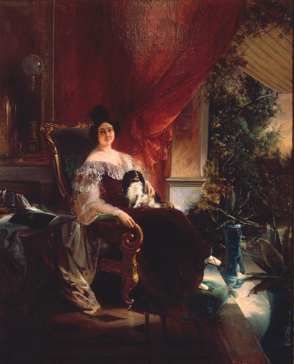 Madame de Gama-Machado von Francois Bouchot