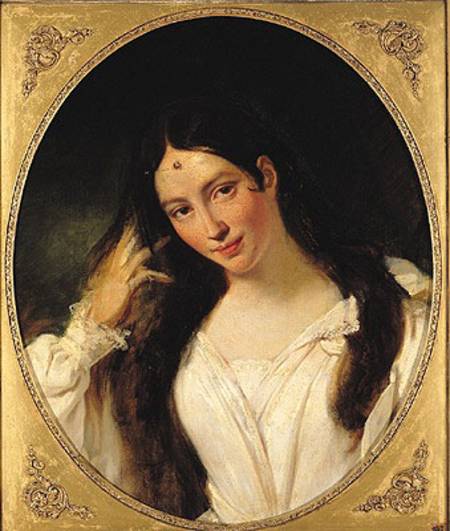 Portrait of 'La Malibran' in the Role of Desdemona von Francois Bouchot