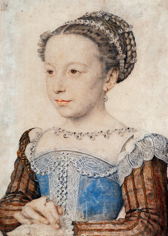 Porträt von Margarete von Valois (1553-1615) von François Clouet