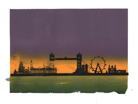 Sunset on London 2015