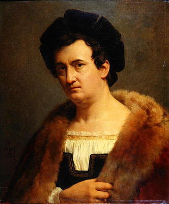 Portrait of Francois Joseph Talma (1763-1826) (oil on canvas) von François-Edouard Picot