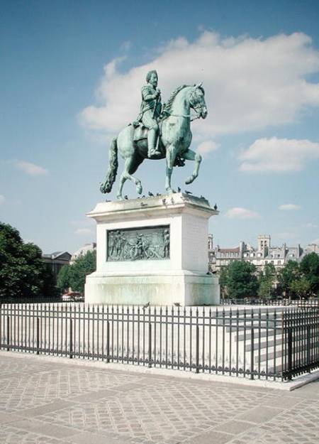 Equestrian statue of Henri IV (1553-1610) von Francois Frederic Lemot