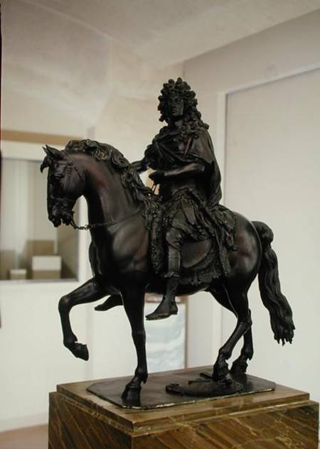 Equestrian statue of Louis XIV (1638-1715) in Roman costume von Francois Girardon