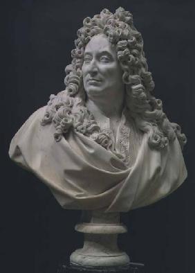 Portrait bust of Nicolas Boileau (1636-1711)