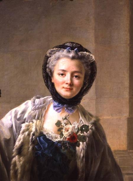 Portrait of Madame Drouais (c.1732-c.1815) von François-Hubert Drouais